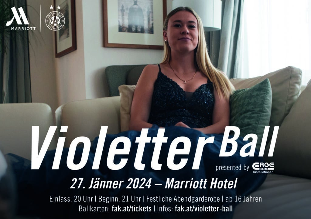 Violetter Ball: Austria Wien lädt zum großen Vereinsball [Klub 100]