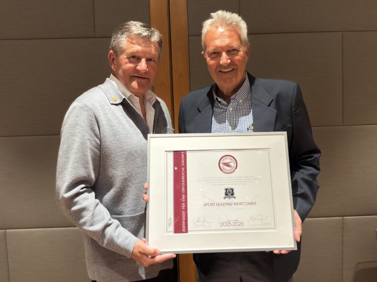 College-Tennis-Projekt der European Tennis Base zählt zu Österreichs Sport Leading Newcomern [Klub 100]