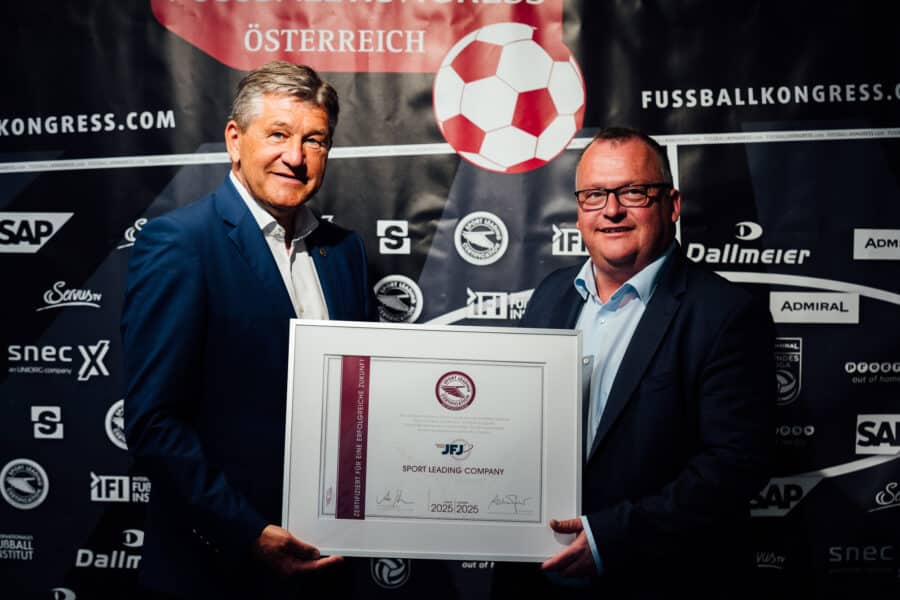 Innovatives Höhentraining: JFJ als Sport Leading Company zertifiziert [Klub 100]