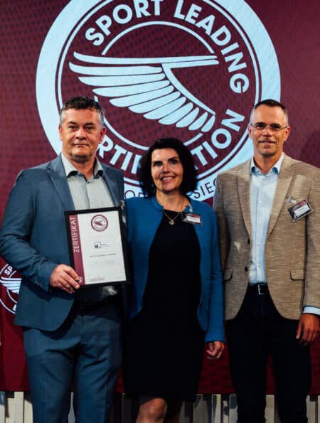 Erneute Zertifizierung für mtms Solutions als Sport Leading Company [Klub 100]