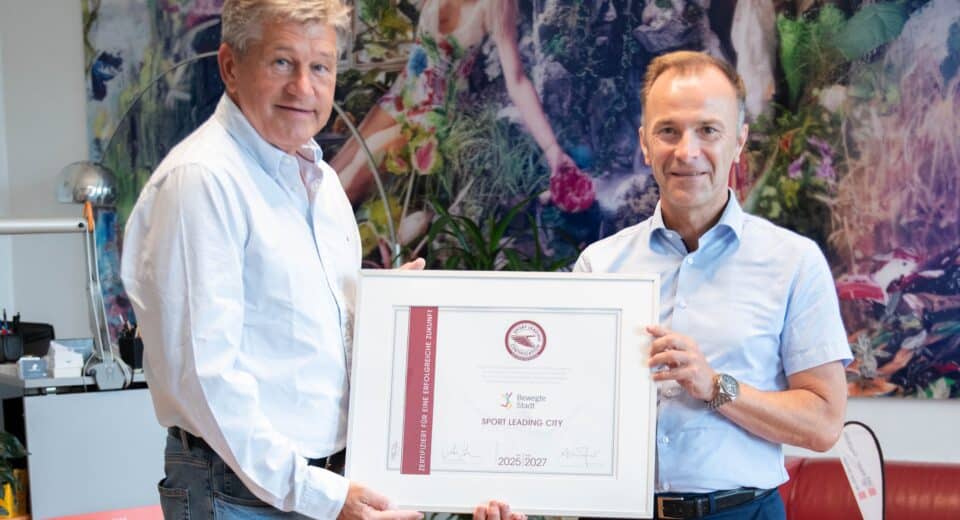 Stadt Salzburg erhält Auszeichnung als Sport Leading City [Klub 100]