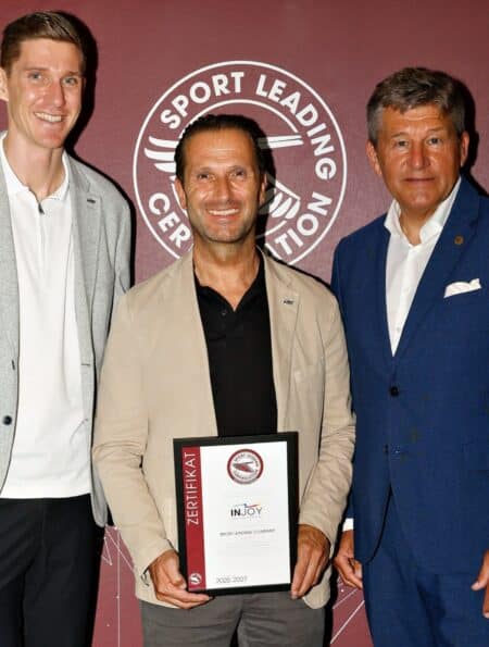 Fitnessmarke INJOY als Sport Leading Company zertifiziert [Klub 100]