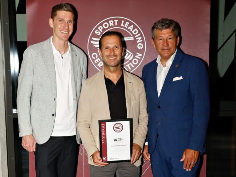 Fitnessmarke INJOY als Sport Leading Company zertifiziert [Klub 100]