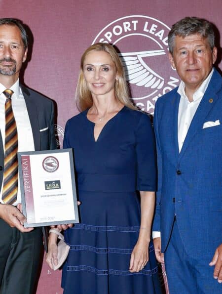T.H.O.R. Sports Agency erhält Auszeichnung als Sport Leading Company [Klub 100]